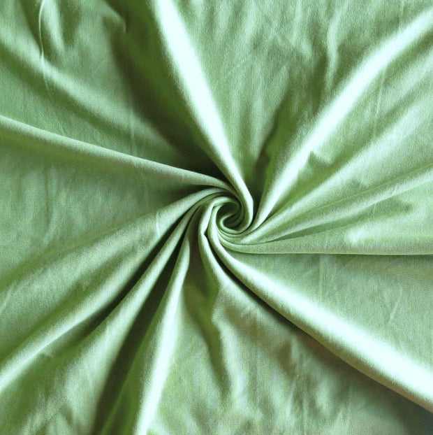 Spring Green Bamboo Lycra Jersey Knit Fabric