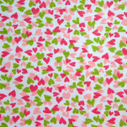 Spring has Sprung Hearts Jersey Knit Fabric