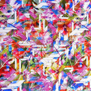 Stained Glass Abstract Nylon Spandex Swimsuit Fabric