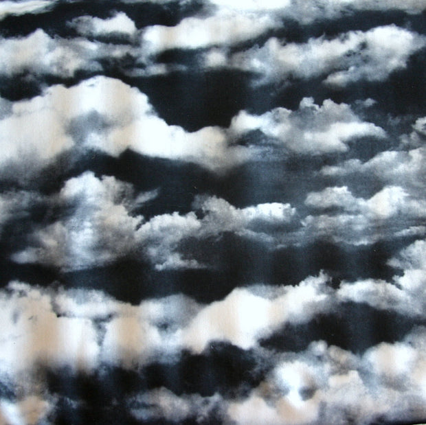 Stormy Day Nylon Spandex Swimsuit Fabric