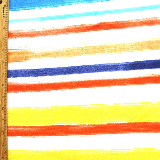 Summertime Stripe Knit Fabric