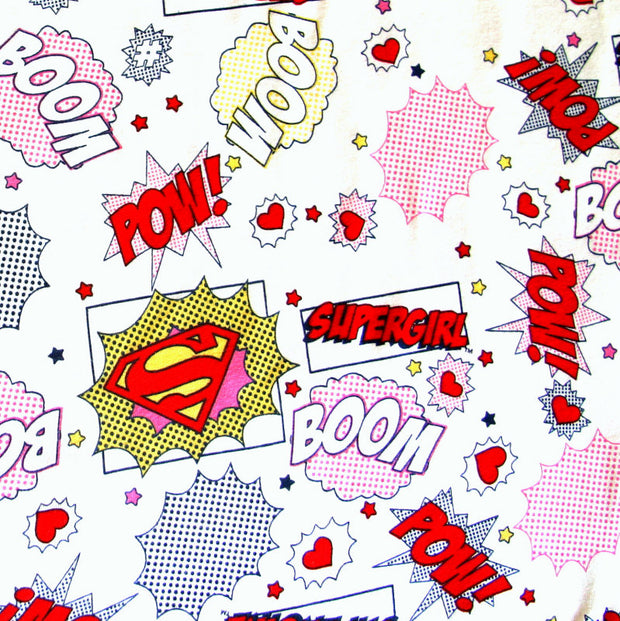 Supergirl Cotton Knit Fabric
