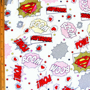 Supergirl Cotton Knit Fabric