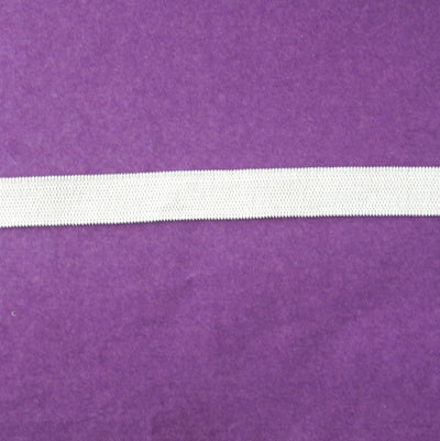 White 1/2" Swimsuit Elastic