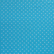 Tiny White Diamonds on Turquoise Blue Nylon Lycra Swimsuit Fabric
