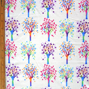 Trees of Life Cotton Lycra Knit Fabric