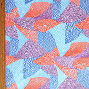 Abstract Triangle Patchwork Nylon Spandex Swimsuit Fabric