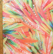 Tribal Feathers Nylon Spandex Swimsuit Fabric