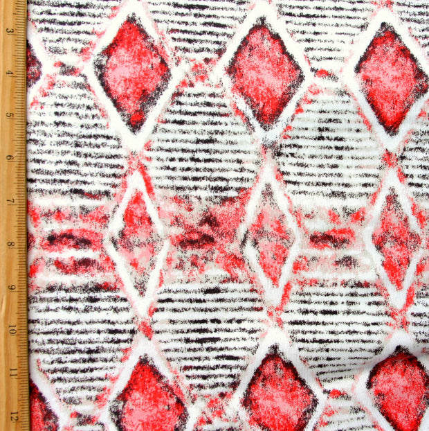 Tribal Cotton Knit Fabric