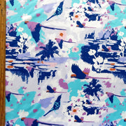 Tropical Toucans Nylon Spandex Swimsuit Fabric