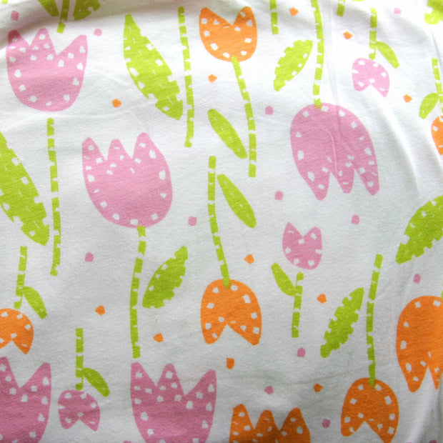 Tulip Tumble Cotton Lycra Knit Fabric