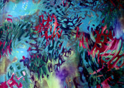 Under the Sea Nylon Lycra Swimsuit Fabric - 24" Remnant Piece