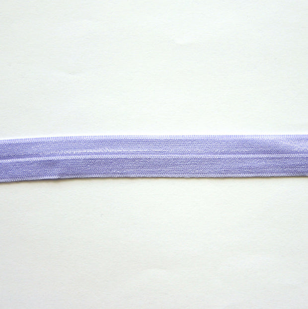 Violet Lavender Fold Over Elastic Trim