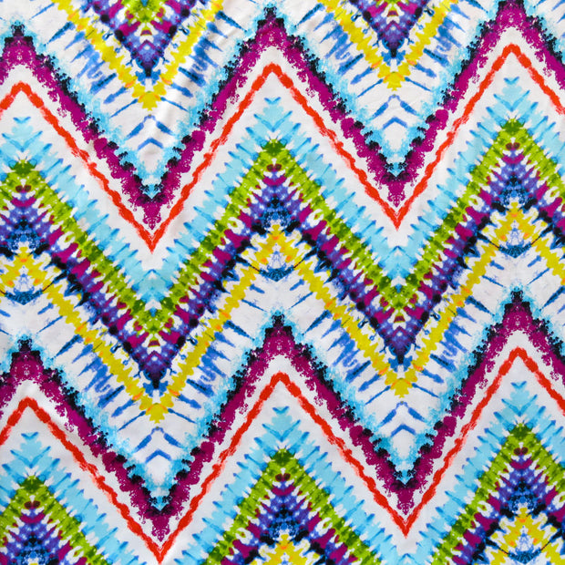 Vivid Zig Zags Nylon Spandex Swimsuit Fabric