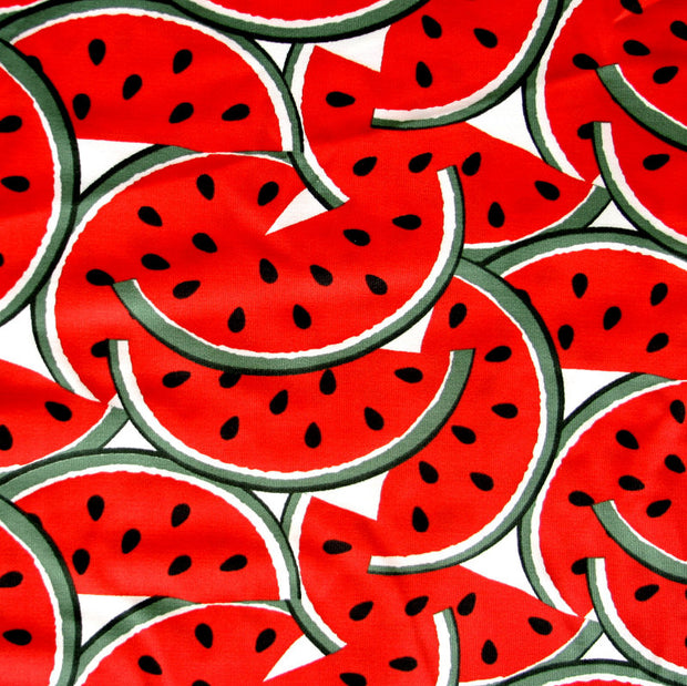 Watermelon Burst Nylon Lycra Swimsuit Fabric