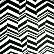 Wavy Chevrons Cotton Lycra Knit Fabric