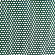 White Aspirin Polka Dots on Hunter Green Nylon Spandex Swimsuit Fabric