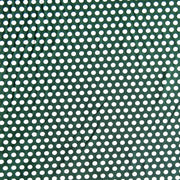 White Aspirin Polka Dots on Hunter Green Nylon Spandex Swimsuit Fabric