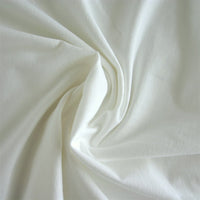 White 12 oz. Cotton Lycra Jersey Knit Fabric
