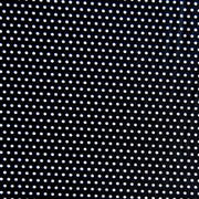 White Pindots on Black Nylon Spandex Swimsuit Fabric
