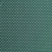White Pindots on Hunter Nylon Spandex Swimsuit Fabric