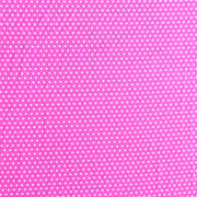 White Pindots on Jazzberry Pink Nylon Spandex Swimsuit Fabric