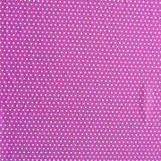 White Pindots on Fuchsia Nylon Spandex Swimsuit Fabric