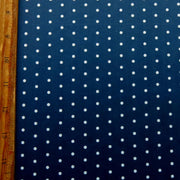 Pebble Dot Navy Poly Spandex Swimsuit Fabric