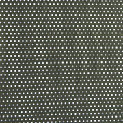 White Pindots on Olive Nylon Spandex Swimsuit Fabric