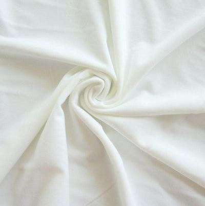 White Poly Spandex Swimsuit Lining Fabric
