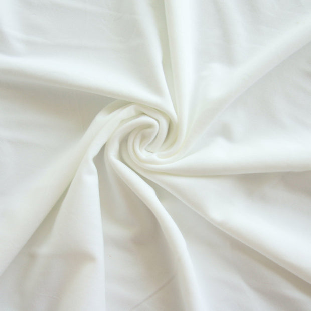 White Swimsuit Lining Fabric - 15 Yard Bolt