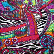 Wild Paisley Nylon Lycra Swimsuit Fabric