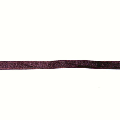 Wine Stretch Velvet Trim