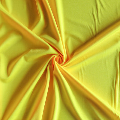 Bright Yellow Solid Nylon Spandex Tricot Specialty Swimsuit Fabric